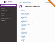 Tablet Screenshot of karma-php.com